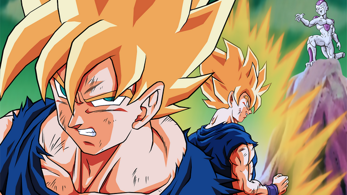 Goku and Frieza from Dragon Ball Z