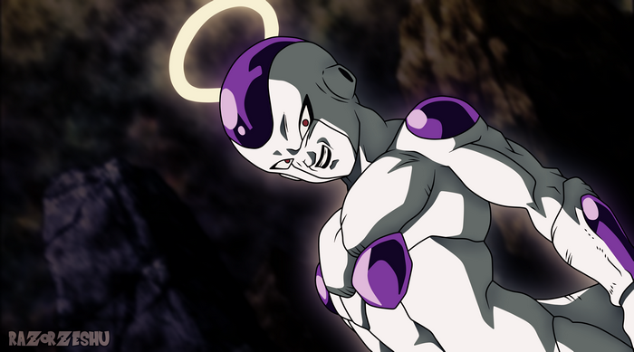 Frieza from Dragon Ball with Halo