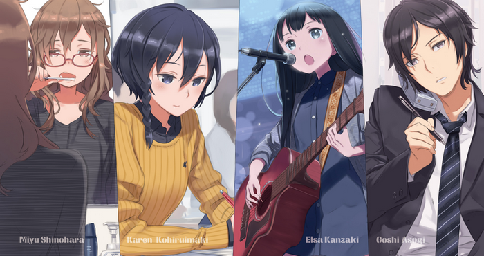 Miyu Shinohara, Karen Kohiruimaki, Elsa Kanzaki, Goshi Asogi