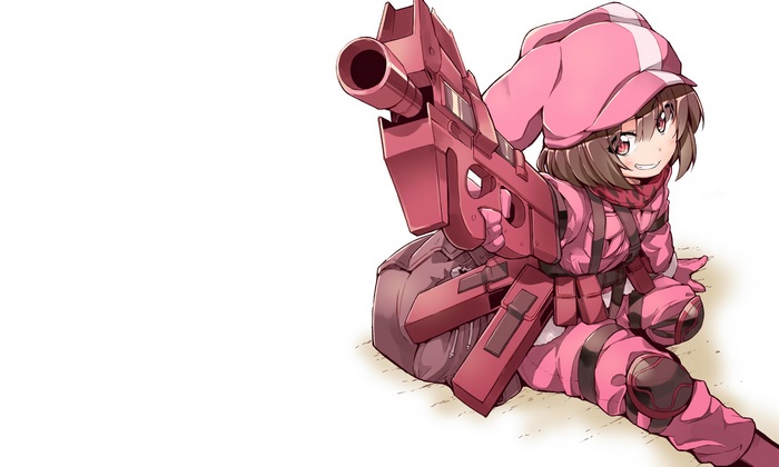 Karen Kohiruimaki with a gun