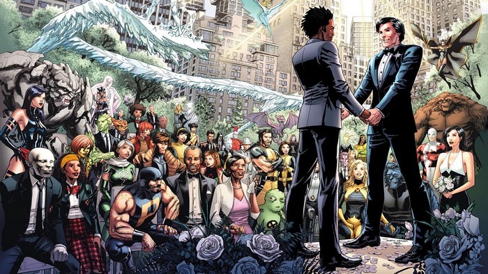 X-Men Wedding: Northstar and Kyle Jinadu