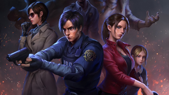 Claire Redfield and Leon S. Kennedy from Resident Evil