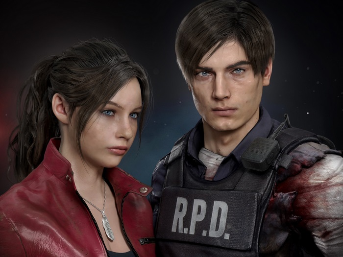 Claire Redfield and Leon S. Kennedy from Resident Evil