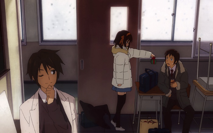 Kyon from The Melancholy of Haruhi Suzumiya