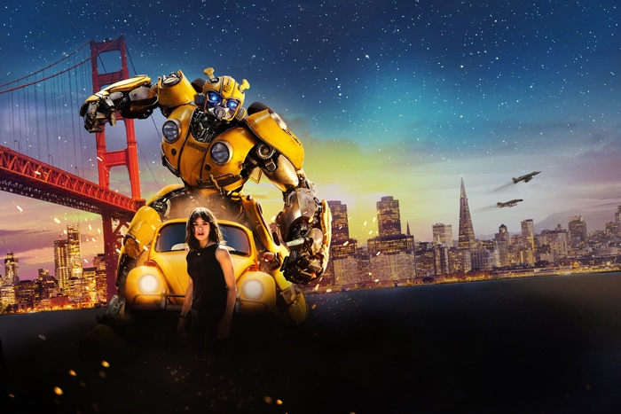 Bumblebee and Hailee Steinfeld in San Francisco