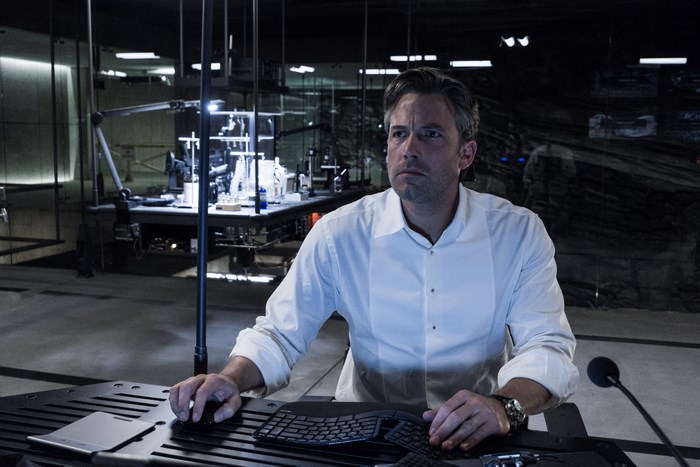 Bruce Wayne in the Batcave