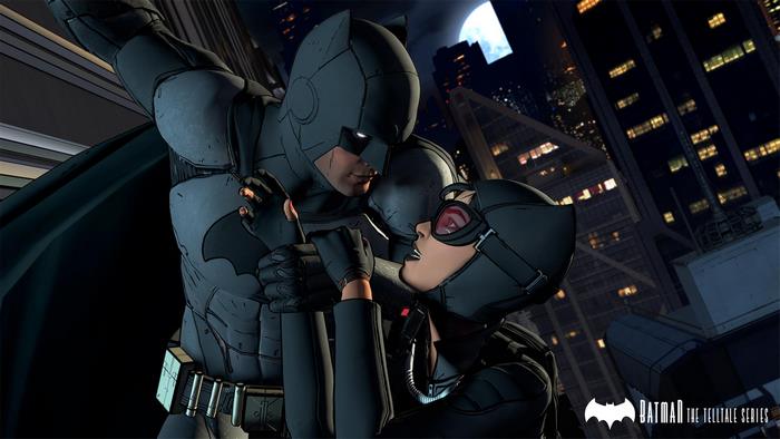 Batman and Catwoman from Batman: The Telltale Series