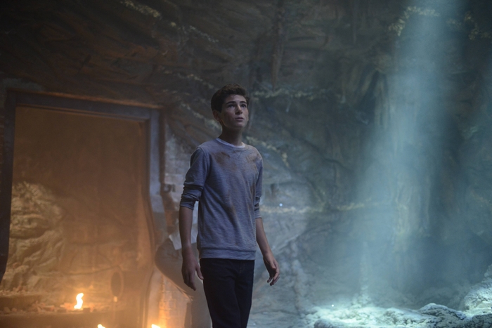 Bruce Wayne in a cave