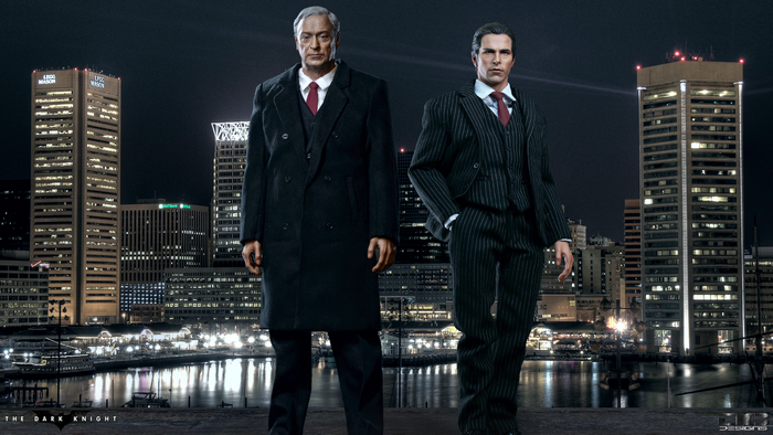 Bruce Wayne and Harvey Dent from The Dark Knight