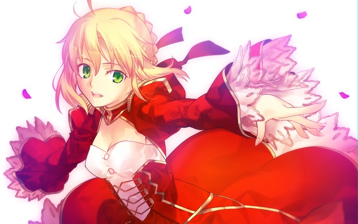 Red Saber from Fate/Extra