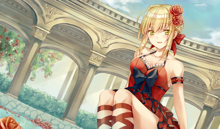 Red Saber from Fate/Extra CCC