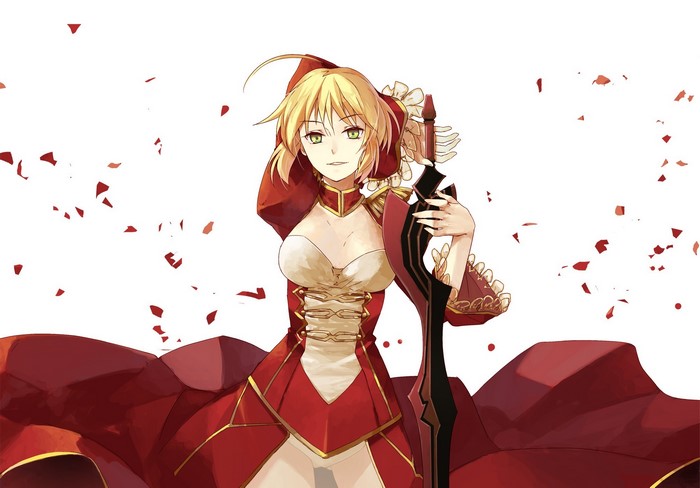 Red Saber from Fate/Extra