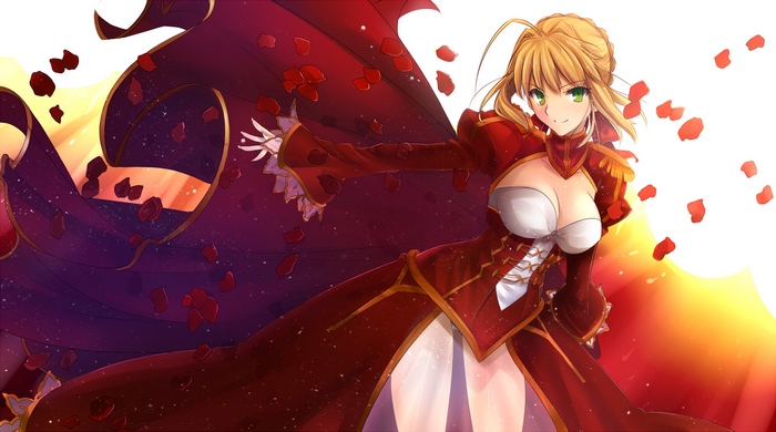 Red Saber from Fate/stay night