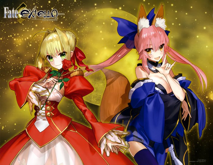 Nero Claudius and Tamamo no Mae from Fate/EXTELLA