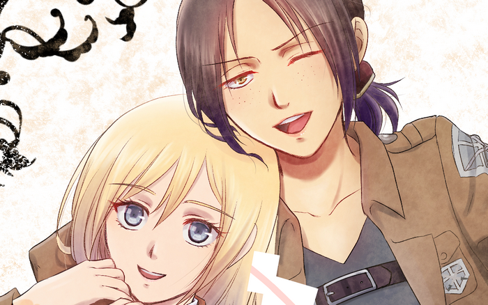 Ymir and Historia Reiss from Attack on Titan