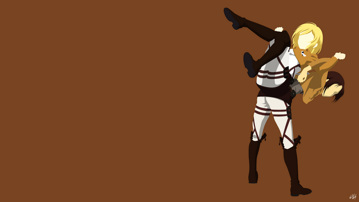Ymir and Historia Reiss from Attack on Titan