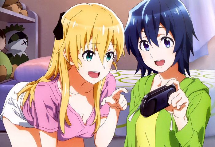 Karen Tendou playing a video game