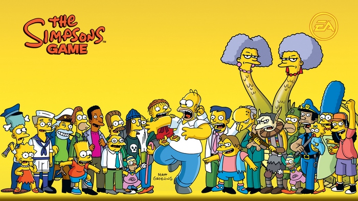 The Simpsons Game characters