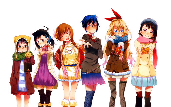 Nisekoi: Marika Tachibana and friends with gifts