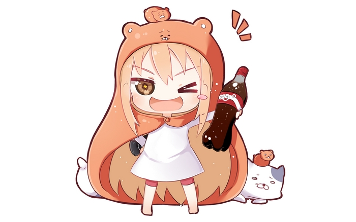 Umaru Doma with Coca-Cola