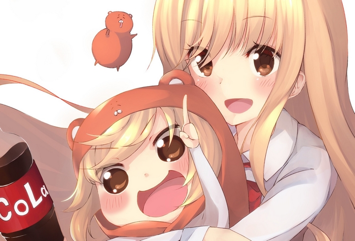 Umaru Doma with a bottle of Cola