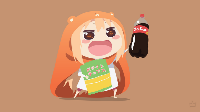 Umaru Doma with Cola and Chips