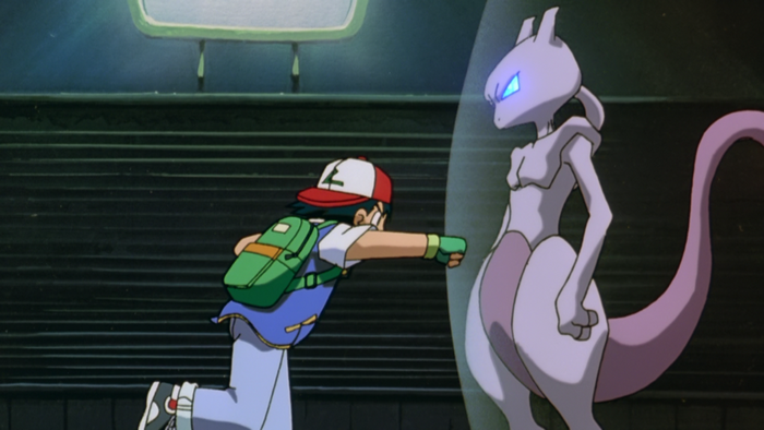 Ash Ketchum and Mewtwo from Pokémon