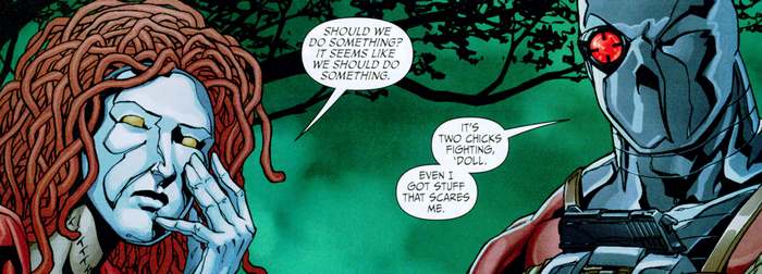 Deadshot and Enchantress from DC Comics