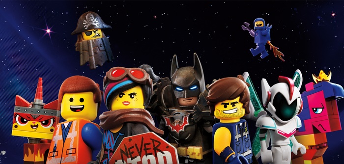 The LEGO Movie characters in space