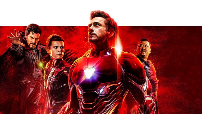 Iron Man, Doctor Strange, Spider-Man, and Wong from Marvel Comics