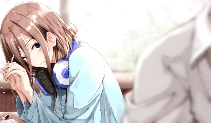 Miku Nakano with Headphones