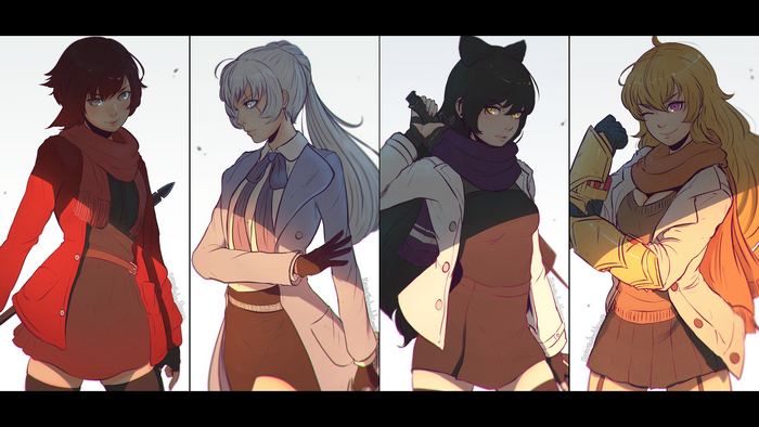 Team RWBY from RWBY