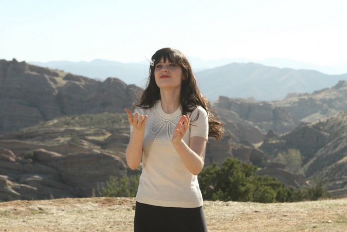 Jessica Day in a desert landscape