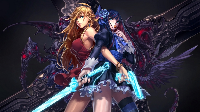 Stocking and Anarchy from P.S.G. with demonic creatures