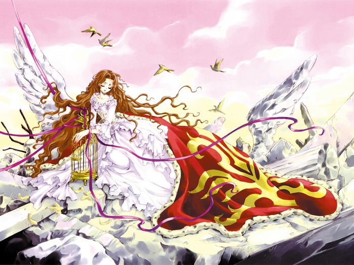 Nunnally Lamperouge with Wings and Birds