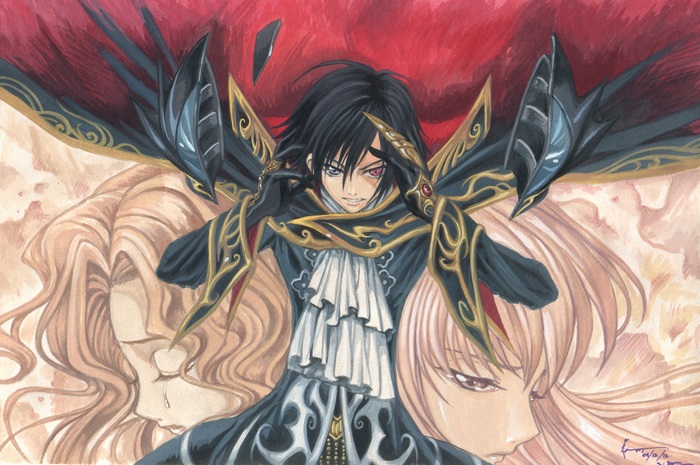 Lelouch vi Britannia and Nunnally Lamperouge from Code Geass