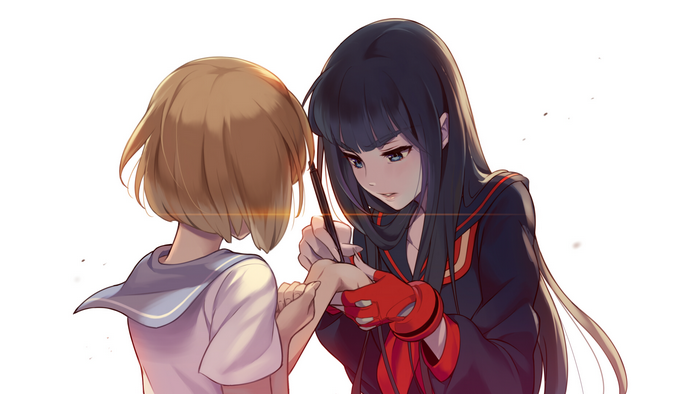 Satsuki Kiryuin and Ryuko Matoi from Kill la Kill
