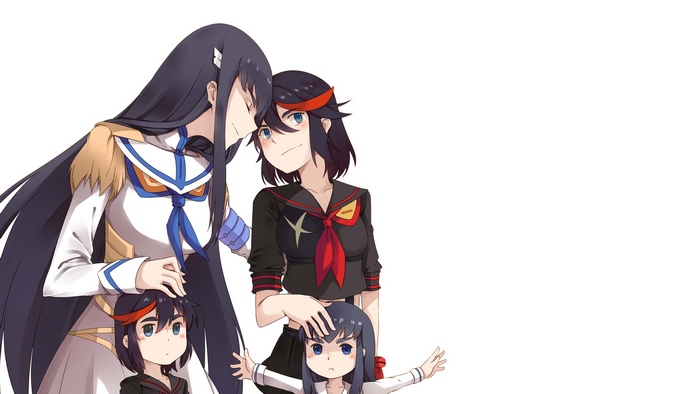 Satsuki Kiryuin and Ryuko Matoi from Kill la Kill