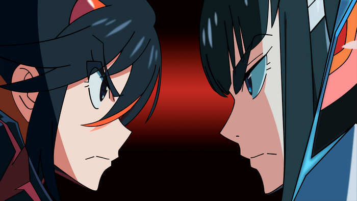 Satsuki Kiryuin and Ryuko Matoi from Kill la Kill