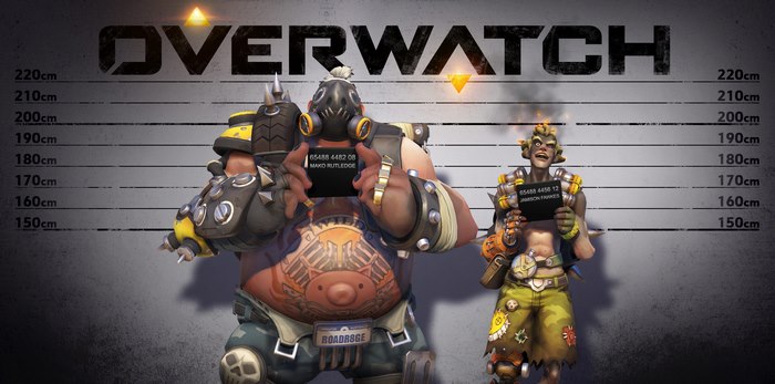 Roadhog and Junkrat from Overwatch