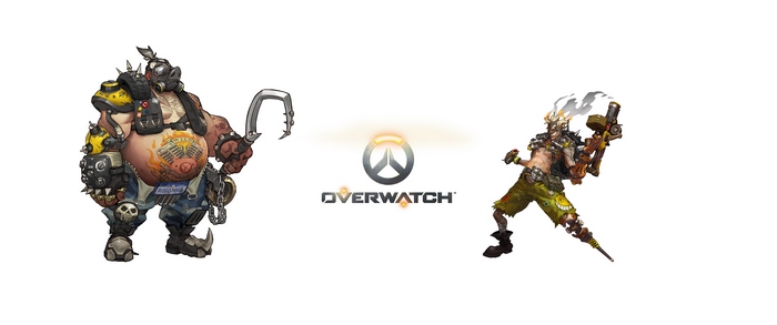 Roadhog and Junkrat from Overwatch