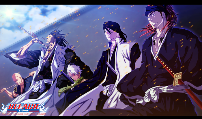 Ikkaku Madarame and allies from Bleach