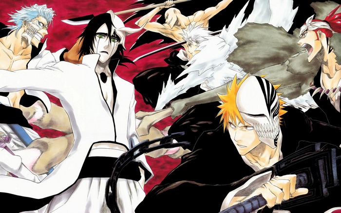 Bleach characters in battle