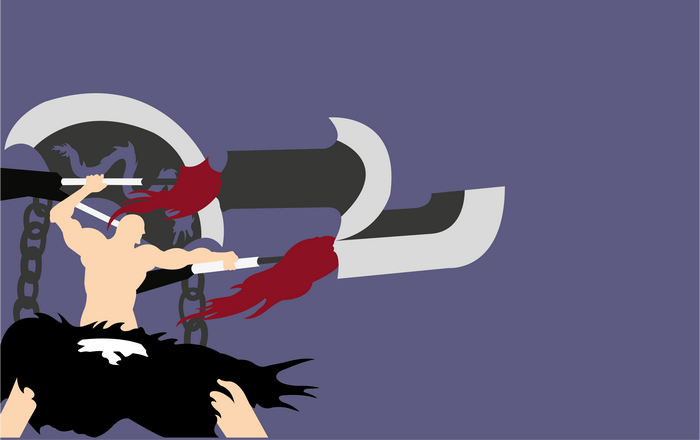 Ikkaku Madarame with large axes