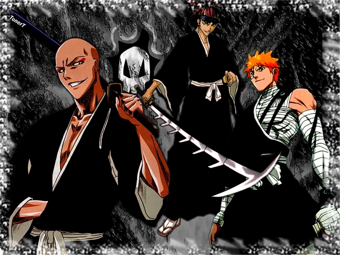 Ikkaku Madarame and Ichigo Kurosaki from Bleach