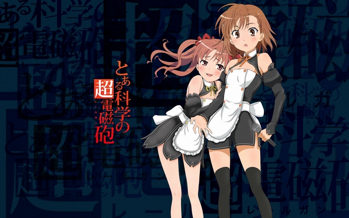Mikoto Misaka and Kuroko Shirai from A Certain Scientific Railgun