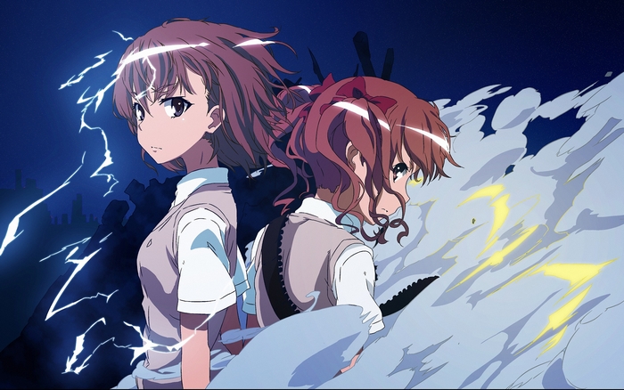 Kuroko Shirai and Misaka Mikoto from A Certain Scientific Railgun