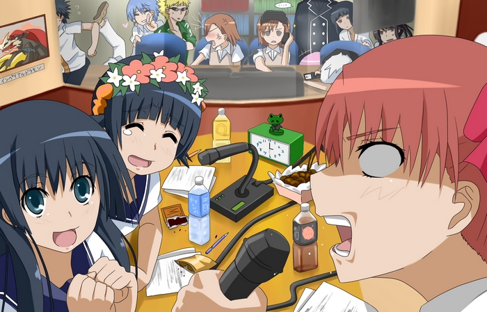 Kuroko Shirai and friends in a studio