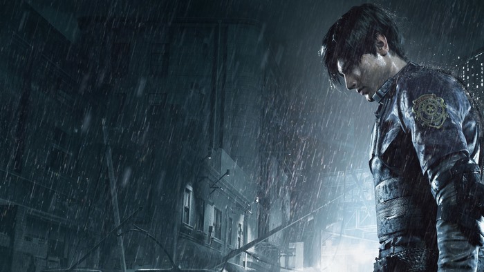 Leon S. Kennedy in the Rain