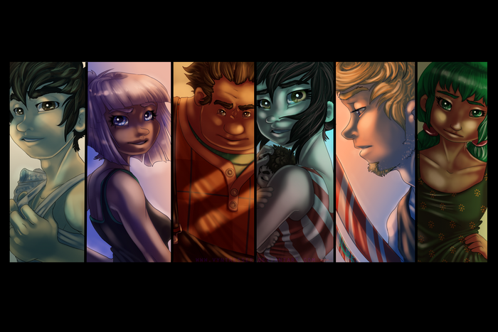 Characters from Wreck-It Ralph